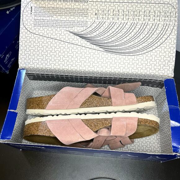 •NWT• BIRKENSTOCK Lugano Suede Soft Footbed in Pink Clay • EU40 / 9W / 7M - Picture 6 of 8